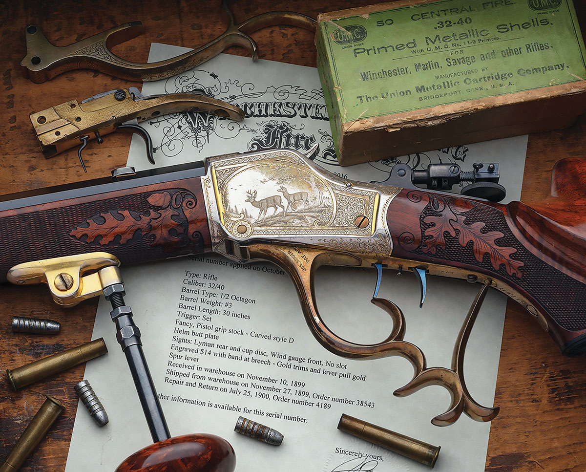 Harry Pope’s shooting box with spotting scope and assorted paraphernalia, sold as part of Lot 1018 in the December, 2024, premier auction.